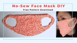 simple no sew face mask tutorial
