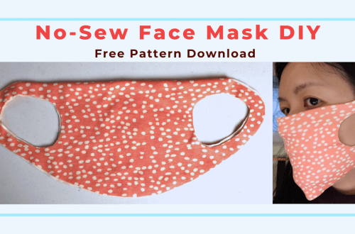 simple no sew face mask tutorial