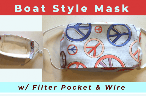 boat or box style mask with filter wire