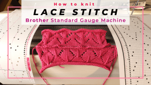 machine knitting lace