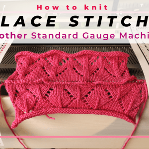 machine knitting lace