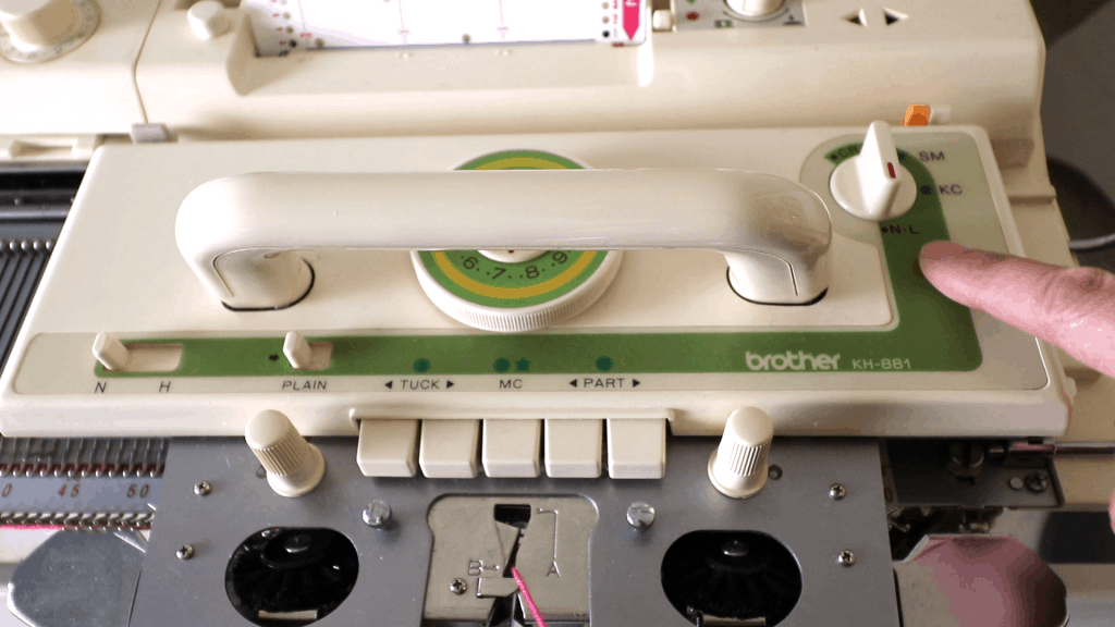 Getting Started on the Brother KH-881 Punchcard Knitting Machine - mathgrrl