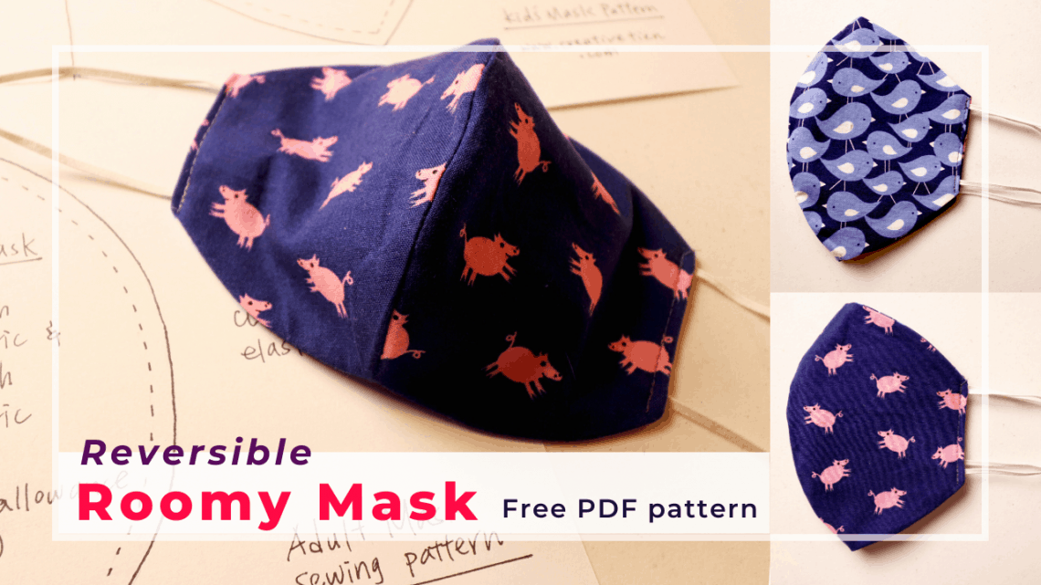 Roomy 3D mask sewing tutorial