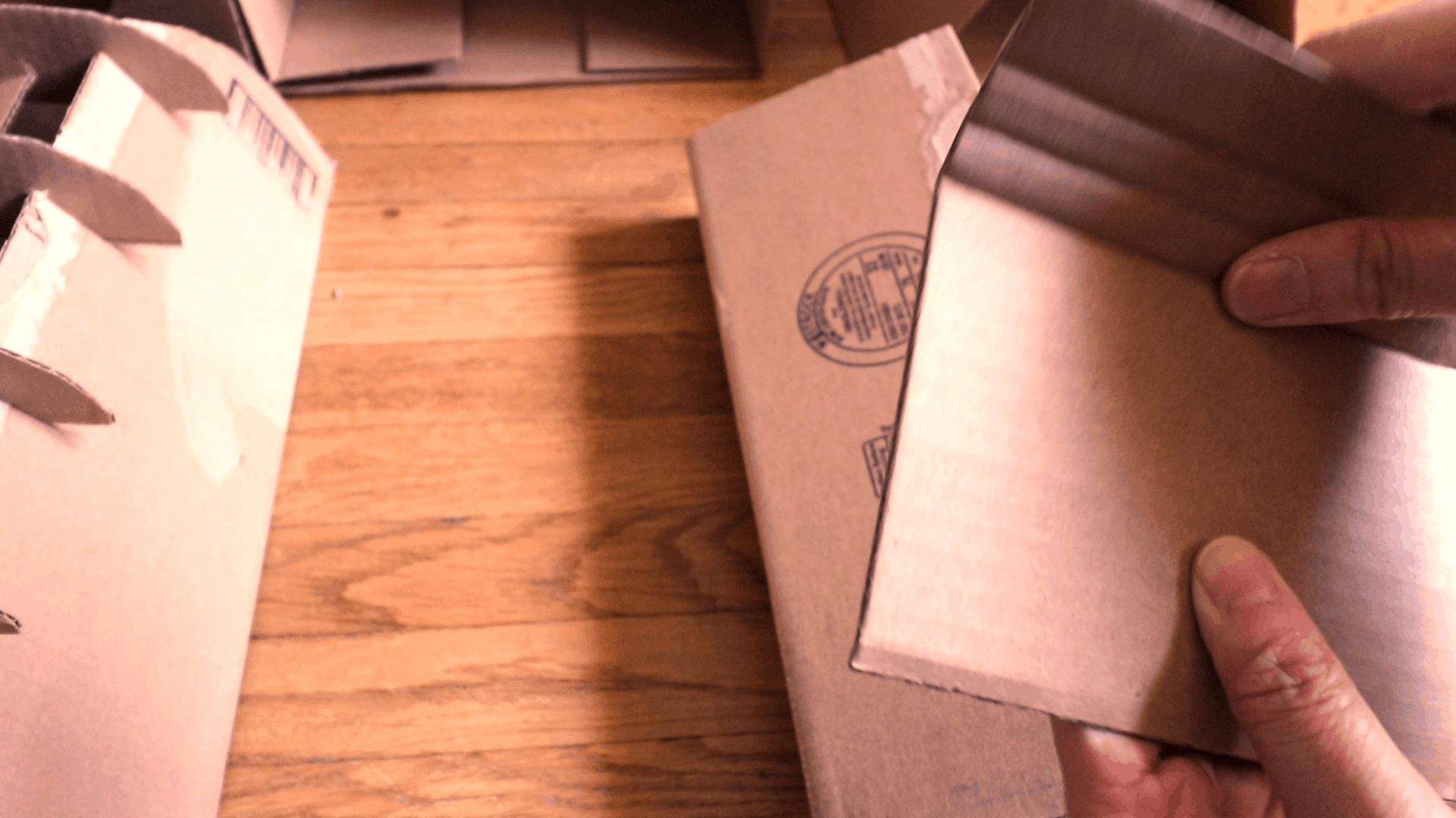 Cardboard house making for guinea pigs or other pets