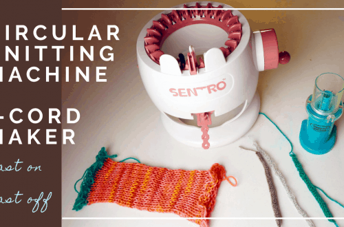 Circular knitting machine and I cord maker