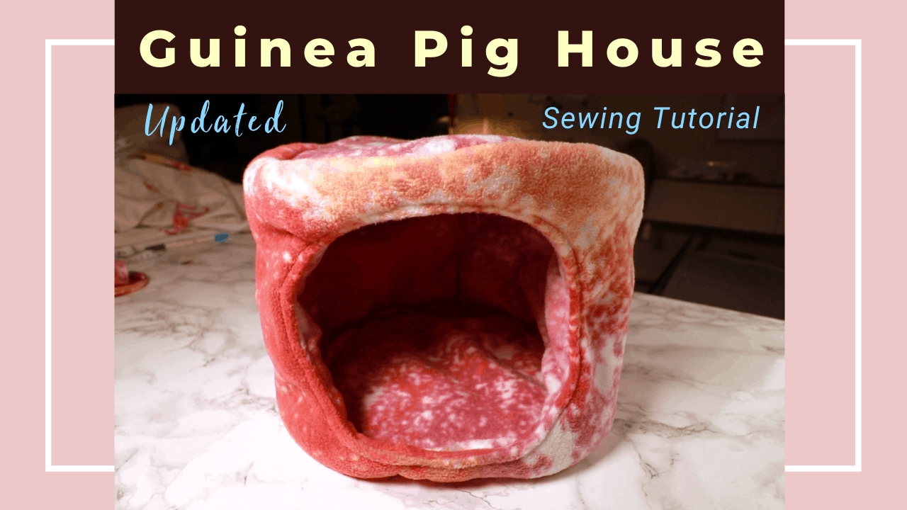 How to sew a guinea pig fleece house