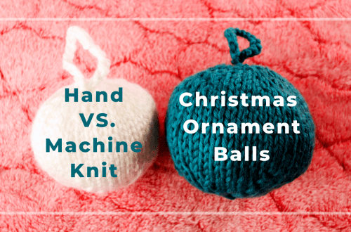 How to knit Christmas balls