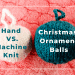 How to knit Christmas balls