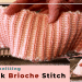 2 color mock brioche stitch