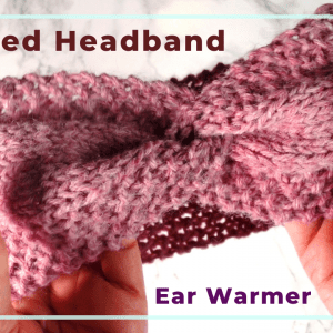 knit twisted headband ear warmer