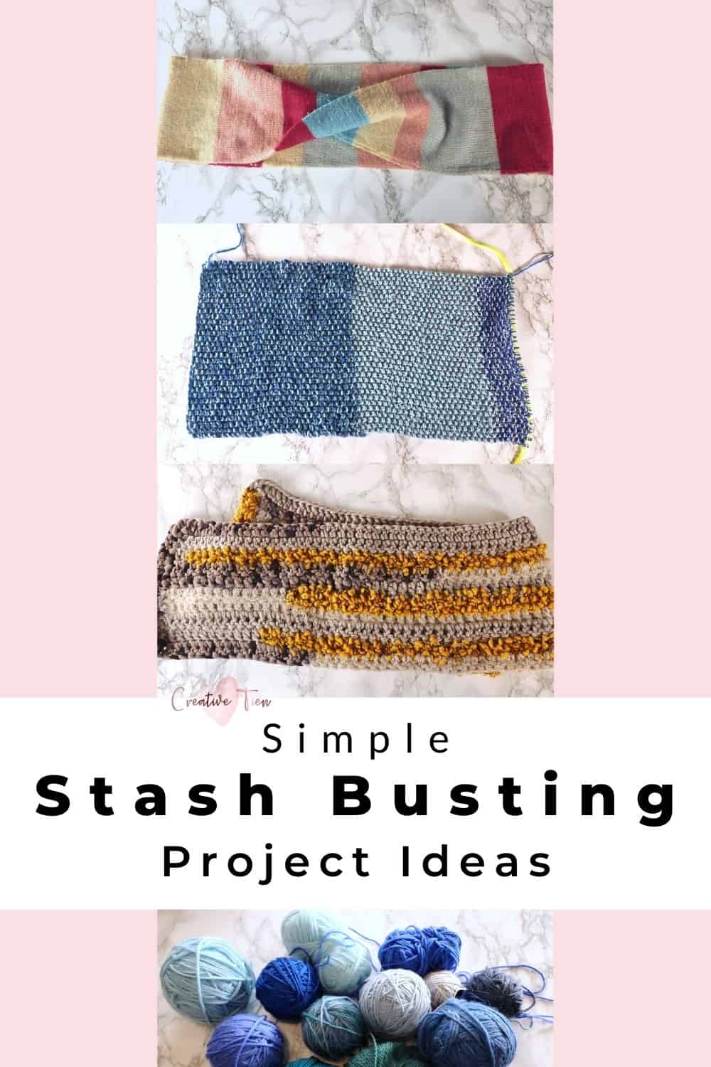 Stashbusting knit and crochet project ideas