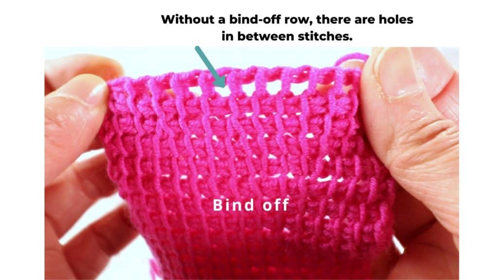 Tunisian crochet simple stitch increase, decrease, cast on, and bind off 