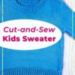 Kid's cut and sew sweater on a Brother 260 knitting machine 