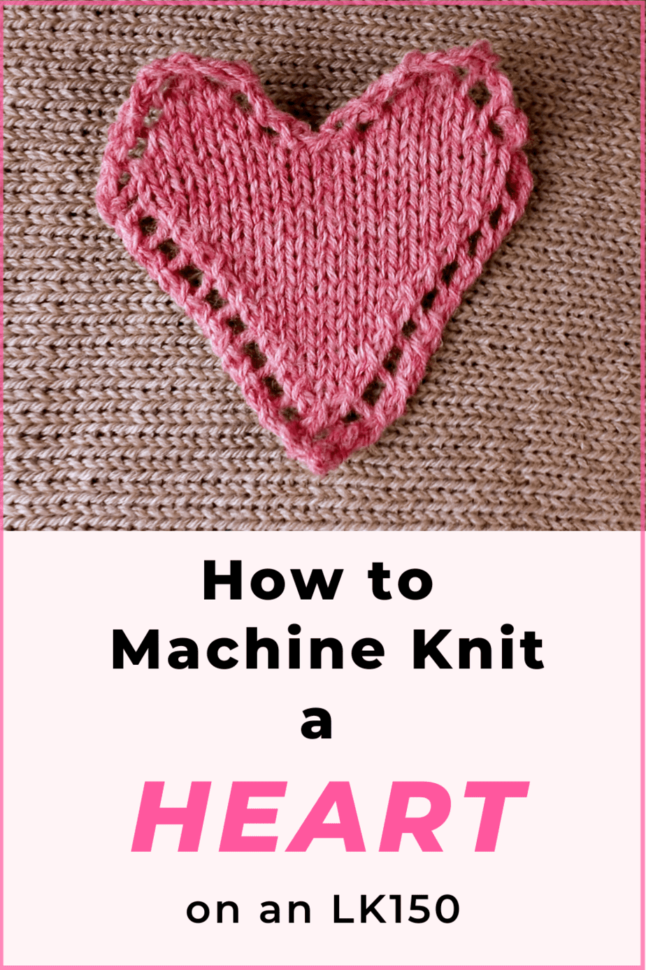 Machine Knitting A Rolled Neck Vest